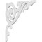 Ekena Millwork Baile Architectural Grade PVC Bracket, 5/8"W X 18"D X 18"H BKTP01X18X18BA - alternate 1